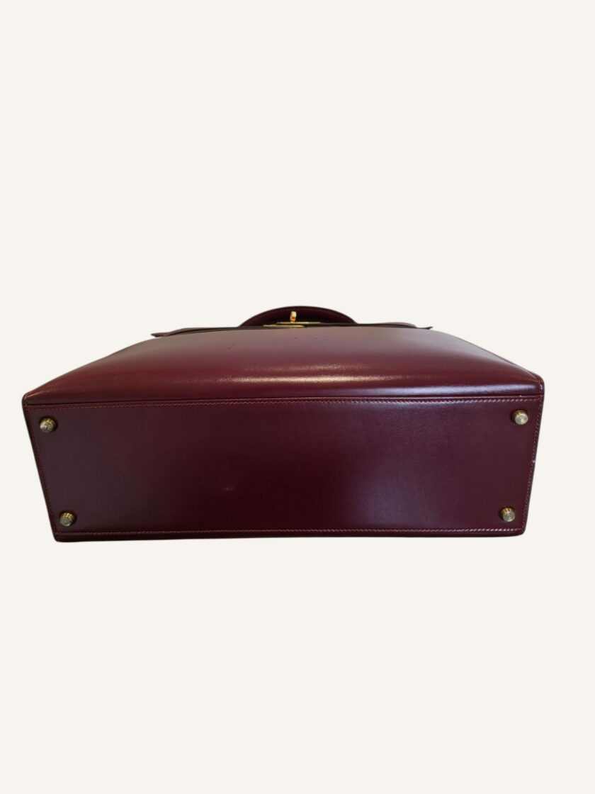 Hermès Kelly 35 Box Rouge H Doré 1989 | TheVintageTraveler