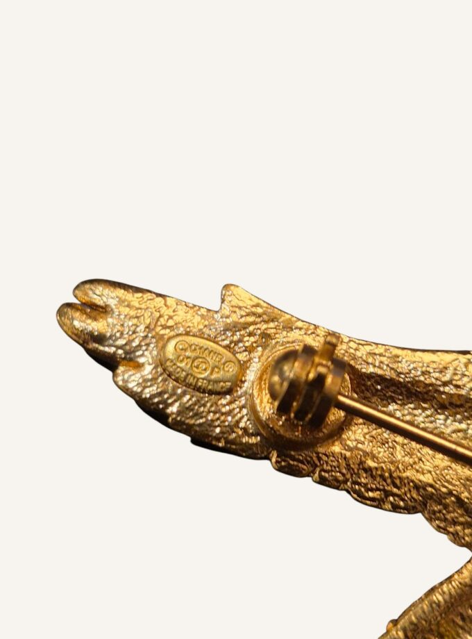 Rare broche Chanel vintage oiseau & cristaux