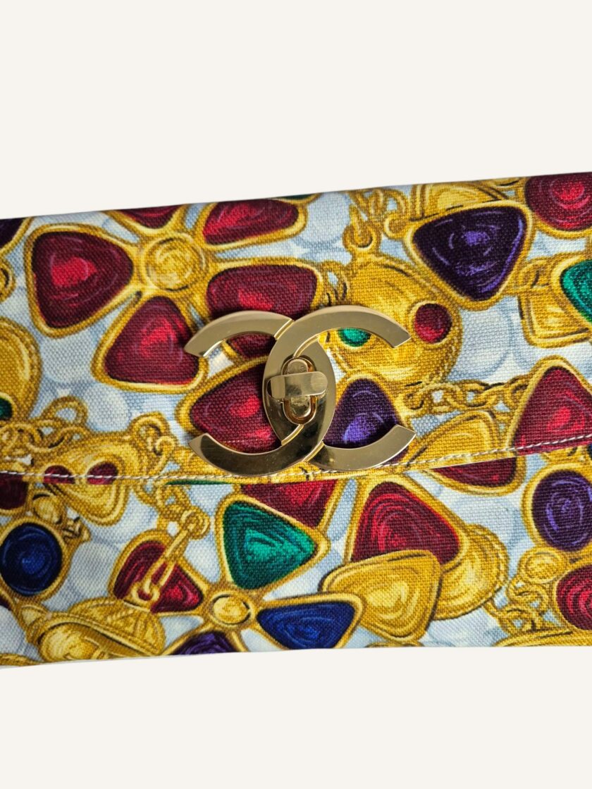 Pochette Chanel vintage motif Gripoix – Image 6