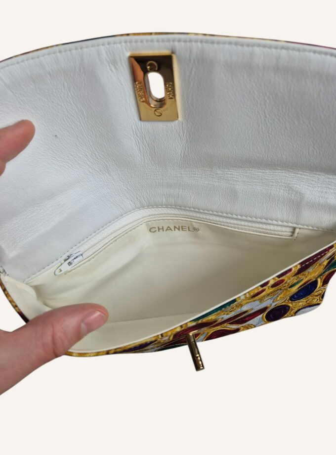 Pochette Chanel vintage motif Gripoix