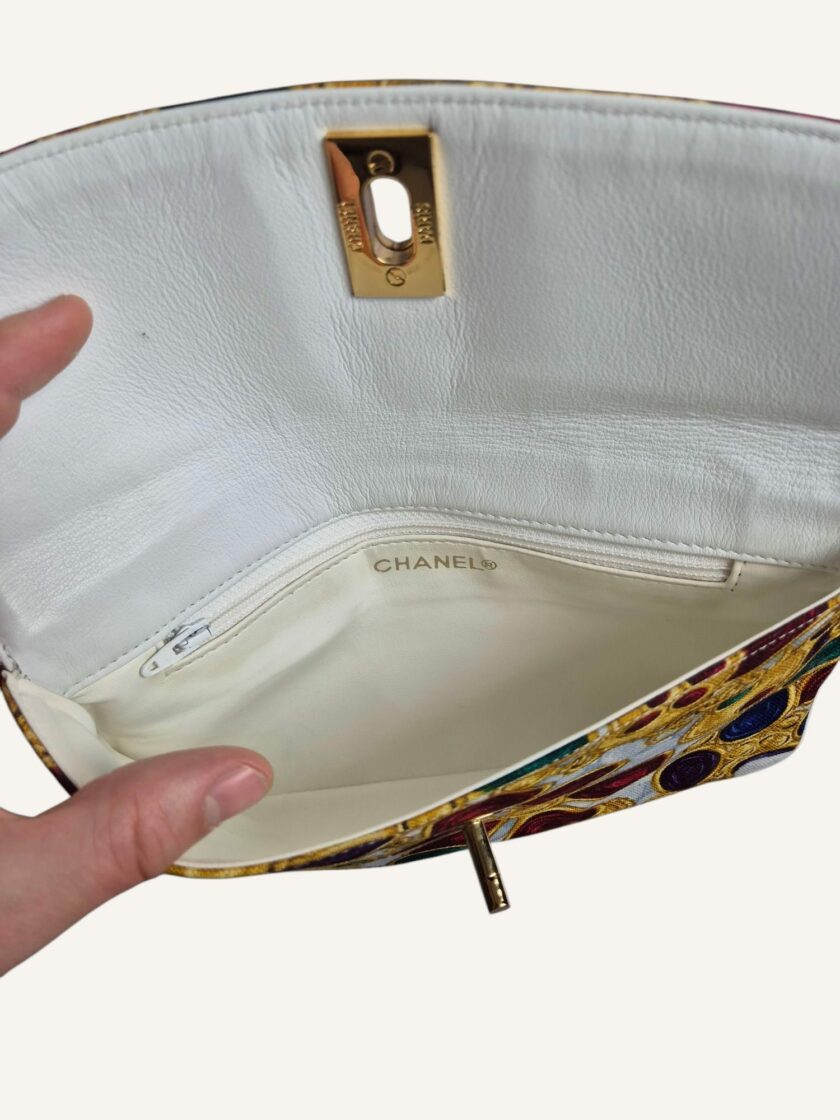 Pochette Chanel vintage motif Gripoix – Image 3