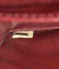 sac Chanel vintage Full Flap cuir chevron 1994