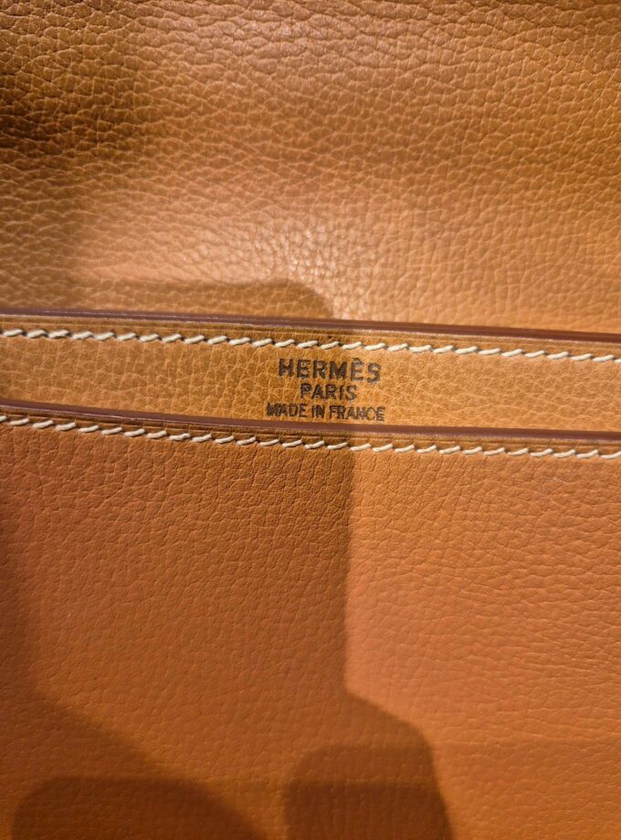 Sac à Dépêches Hermès finitions argentées