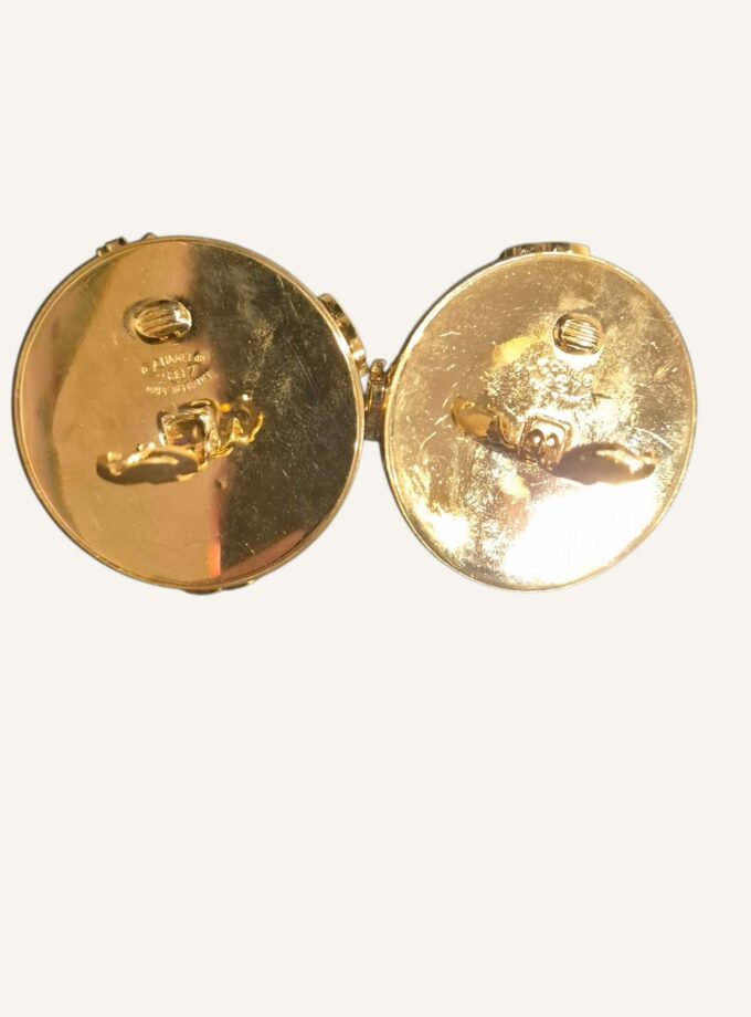 Boucle d'oreilles Chanel vintage dôme