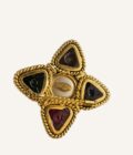 broche Chanel croix byzantine Gripoix 2003