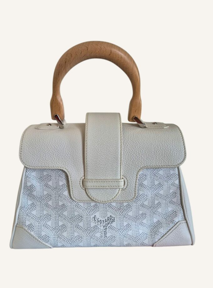 sac Goyard Mini Saigon blanc