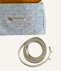 Sac Goyard mini Saigon toile goyardine blanche – Image 7