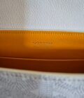 Sac Goyard mini Saigon toile goyardine blanche – Image 9