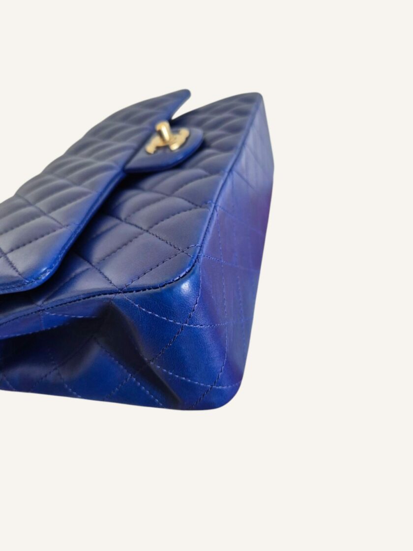 Sac Chanel Full Flap medium bleu éléctrique – Image 8