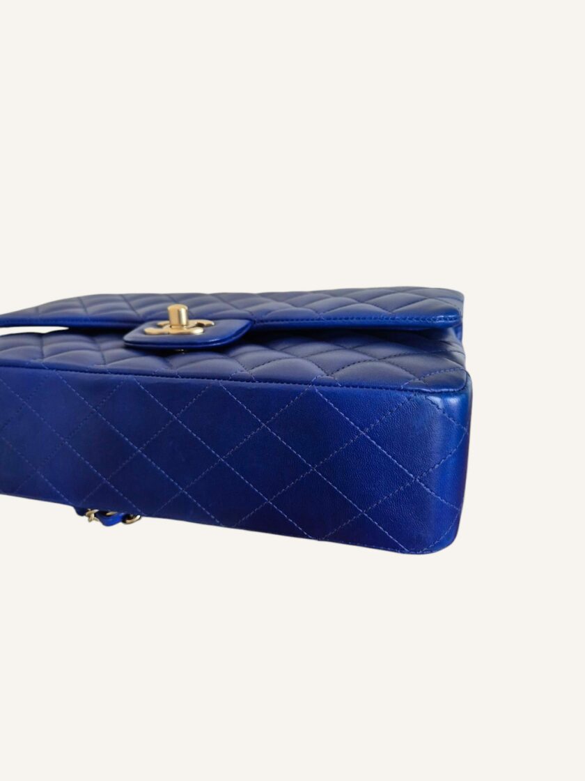 Sac Chanel Full Flap medium bleu éléctrique – Image 7