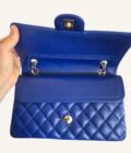 Sac Chanel Full Flap medium bleu éléctrique – Image 6