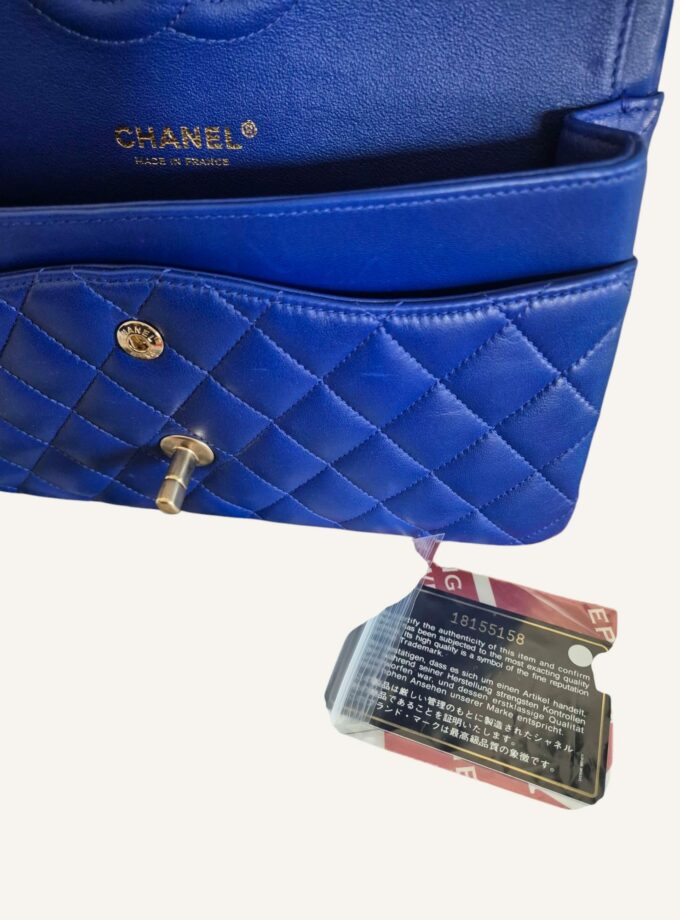 Sac Chanel Full Flap medium bleu éléctrique