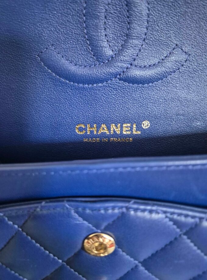 Sac Chanel Full Flap medium bleu éléctrique