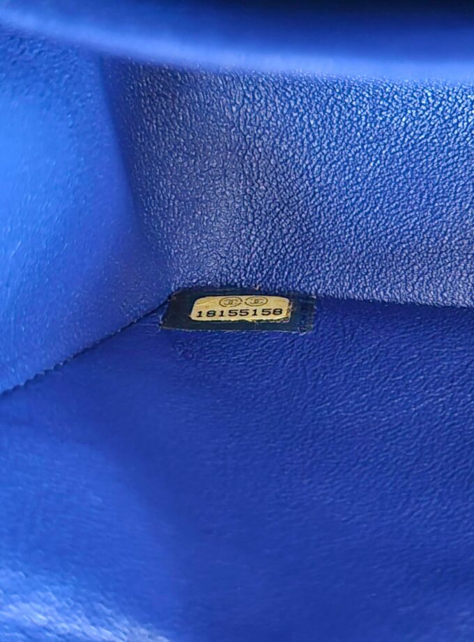 Sac Chanel Full Flap medium bleu éléctrique