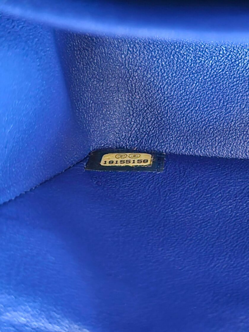 Sac Chanel Full Flap medium bleu éléctrique – Image 2