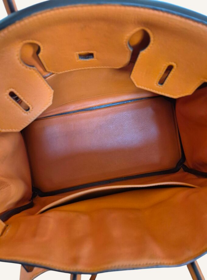 Sac Hermès Birkin 30 Orange Swift palladium