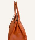 Sac Hermès Birkin 30 Orange Swift palladium – Image 7