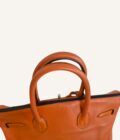 Sac Hermès Birkin 30 Orange Swift palladium – Image 5