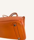 Sac Hermès Birkin 30 Orange Swift palladium – Image 3