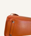 sac Hermès Birkin 30 cuir Swift orange