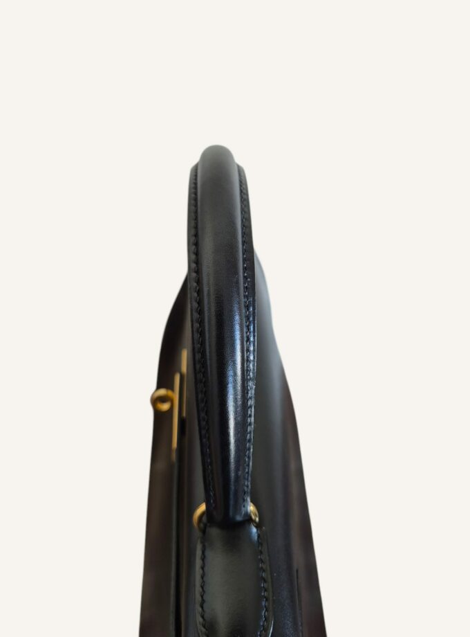 Sac Hermès Kelly 32 cuir box noir