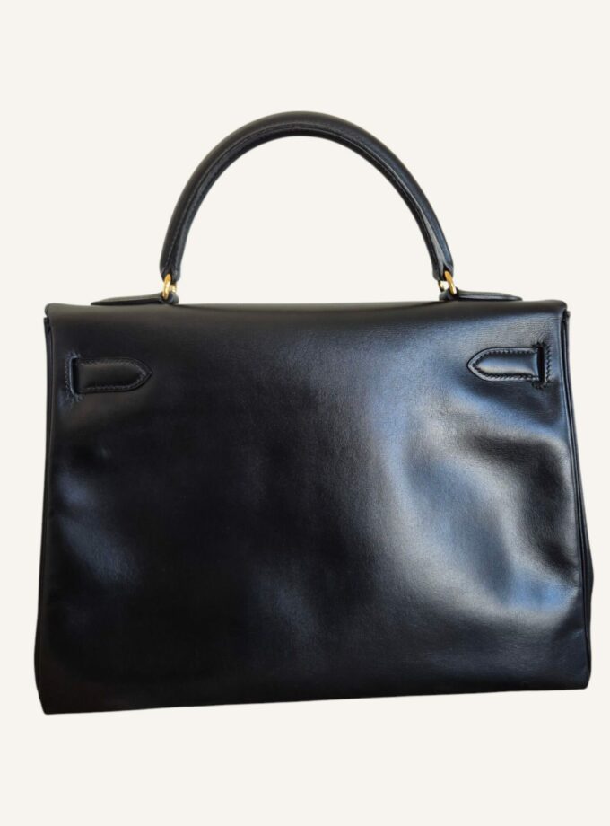 Sac Hermès Kelly 32 cuir box noir