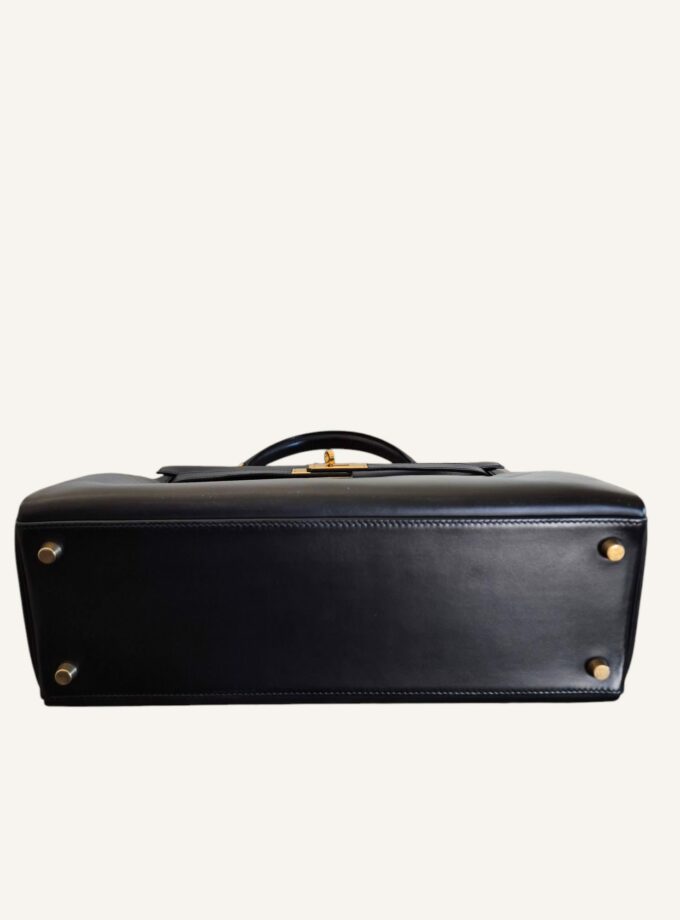 Sac Hermès Kelly 32 cuir box noir