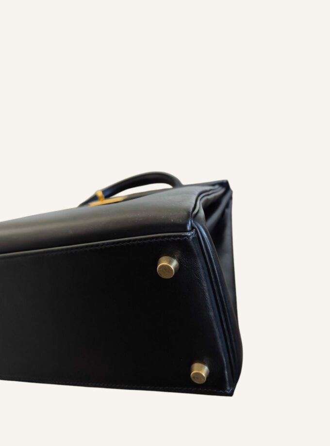 Sac Hermès Kelly 32 cuir box noir