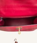 sac Hermès Kelly 32 cuir box rouge vintage