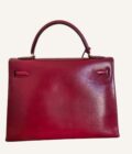 Sac Hermès Kelly 32 cuir box rouge – Image 5
