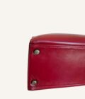 Sac Hermès Kelly 32 cuir box rouge – Image 2
