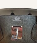 Sac Hermès HAC 40 cuir Taurillon Olive 2010 – Image 3