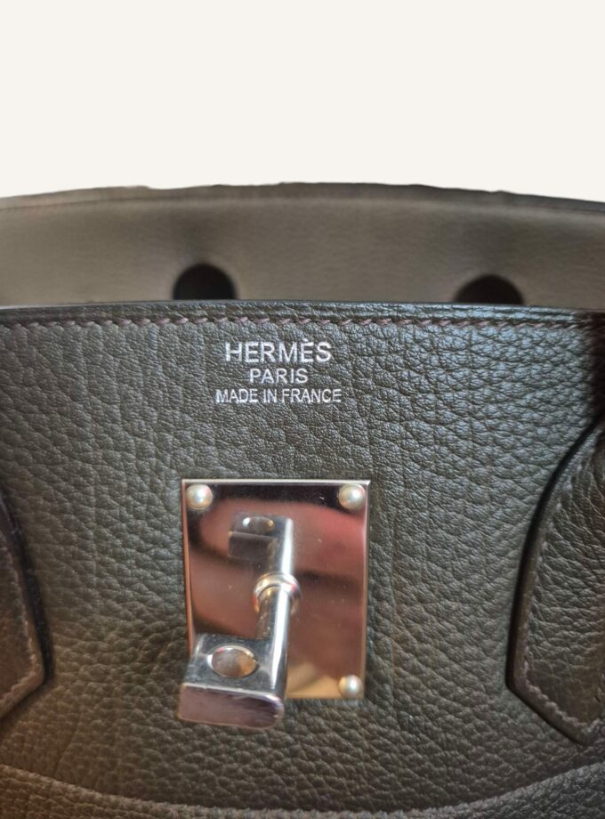Sac Hermès HAC 40 cuir Taurillon Olive 2010