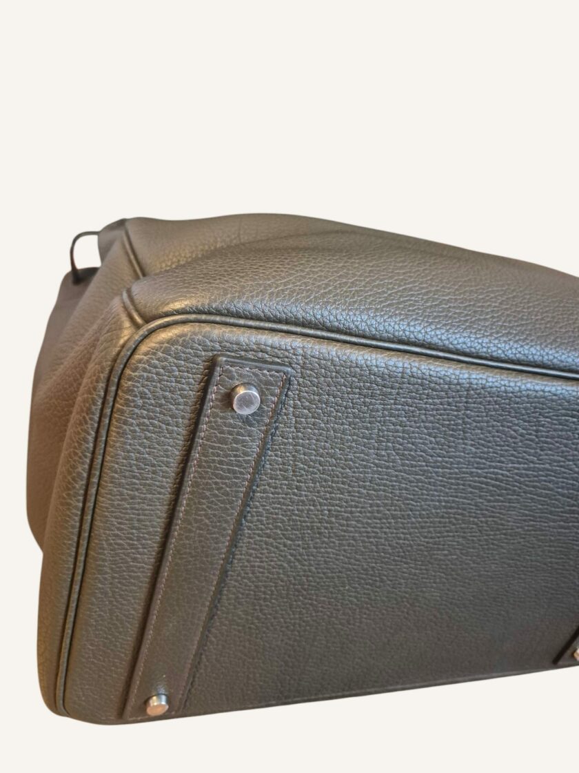 Sac Hermès HAC 40 cuir Taurillon Olive 2010 – Image 7