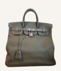 sac Hermès HAC 45 cuir olive 2010
