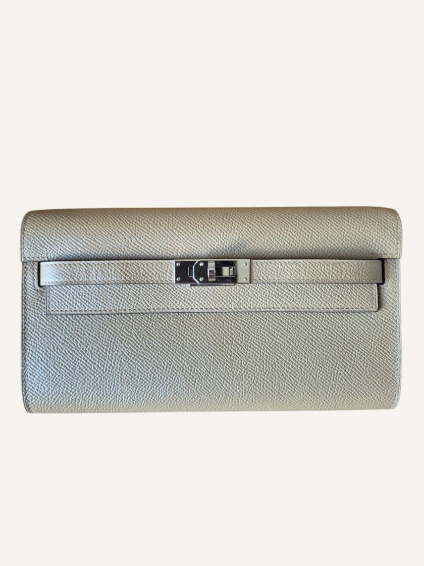 sac Hermès Kelly To Go cuir Epsom Chaï