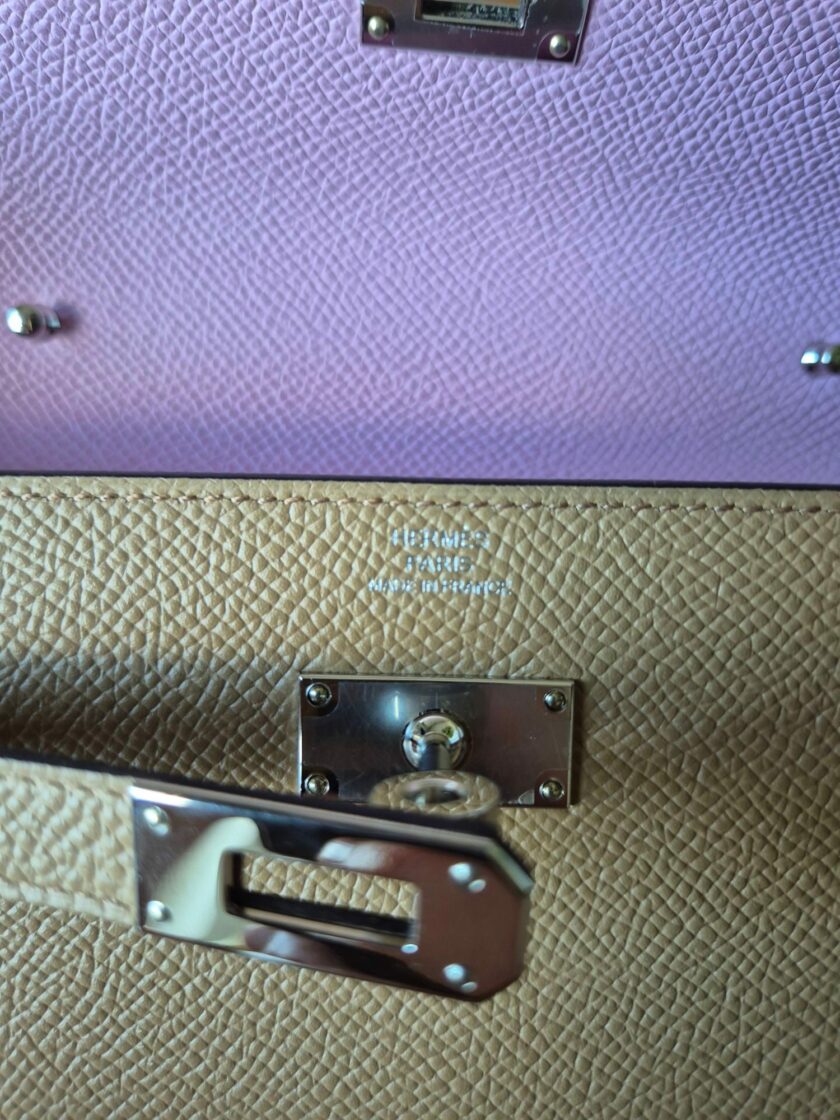 Sac Hermès Kelly To Go deux couleurs – Image 6