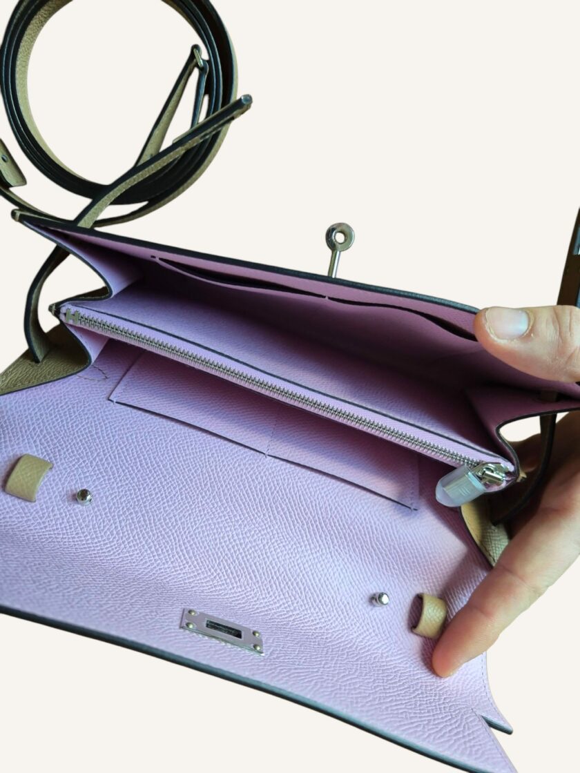 Sac Hermès Kelly To Go deux couleurs – Image 7