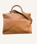 Sac Hermès Kelly 50 cuir gold – Image 3