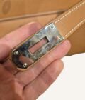Sac Hermès Kelly 50 cuir gold – Image 6