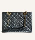 sac Chanel GST cuir caviar noir