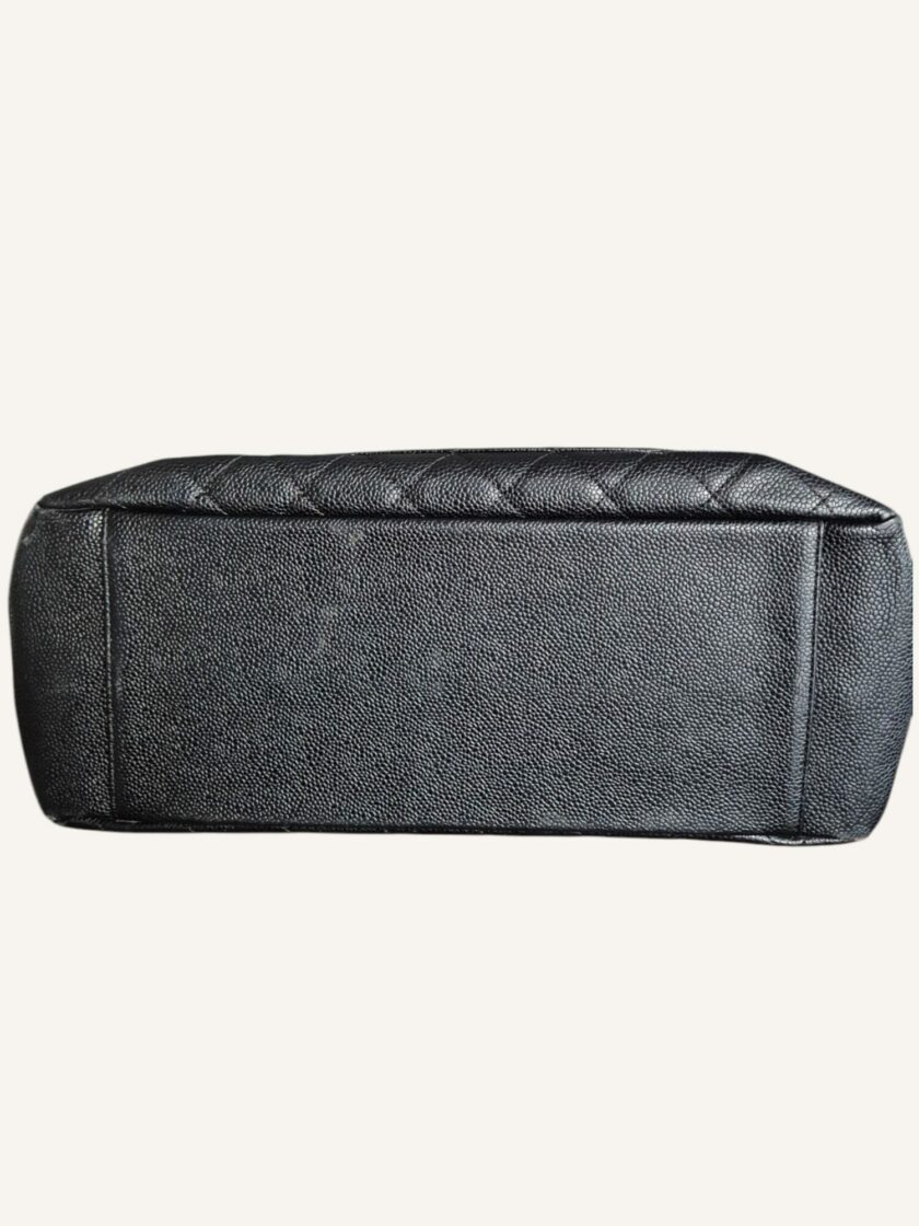 Sac Chanel GST cuir caviar noir finitions dorées – Image 5