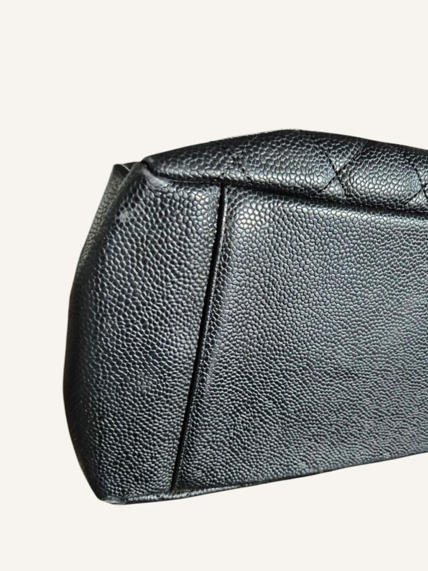 Sac Chanel GST cuir caviar noir finitions dorées – Image 6