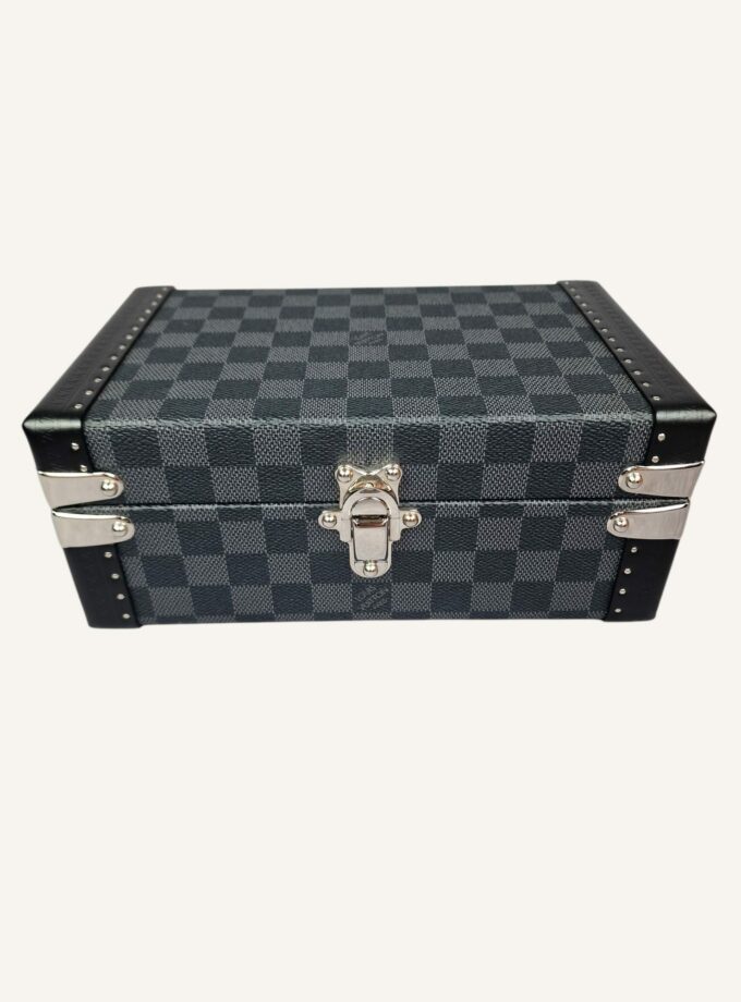 Boite à bijoux Louis Vuitton damier noir