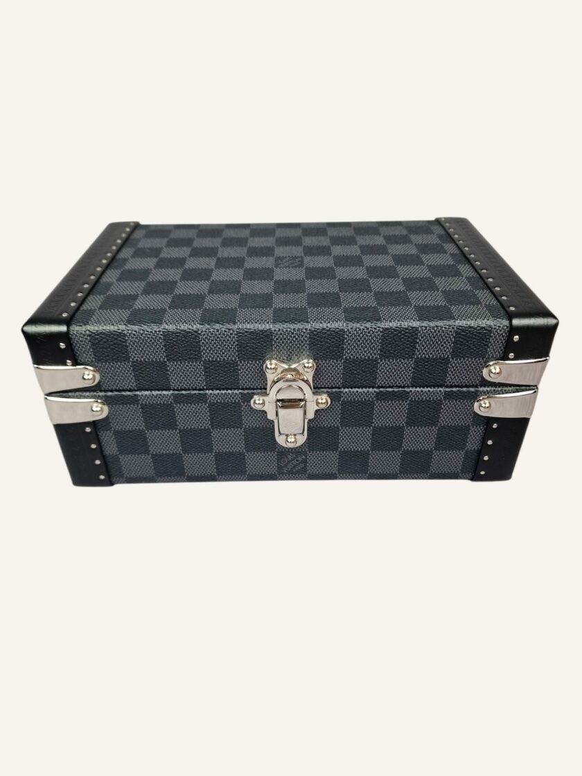 boîte à bijoux Louis Vuitton Damier noir