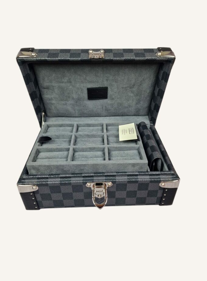 boîte à bijoux Louis Vuitton Damier noir