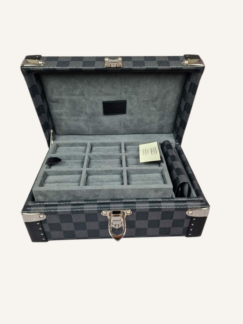 boîte à bijoux Louis Vuitton Damier noir