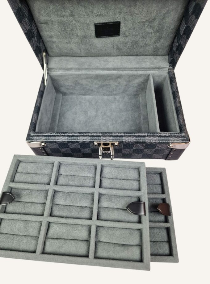 Boite à bijoux Louis Vuitton damier noir