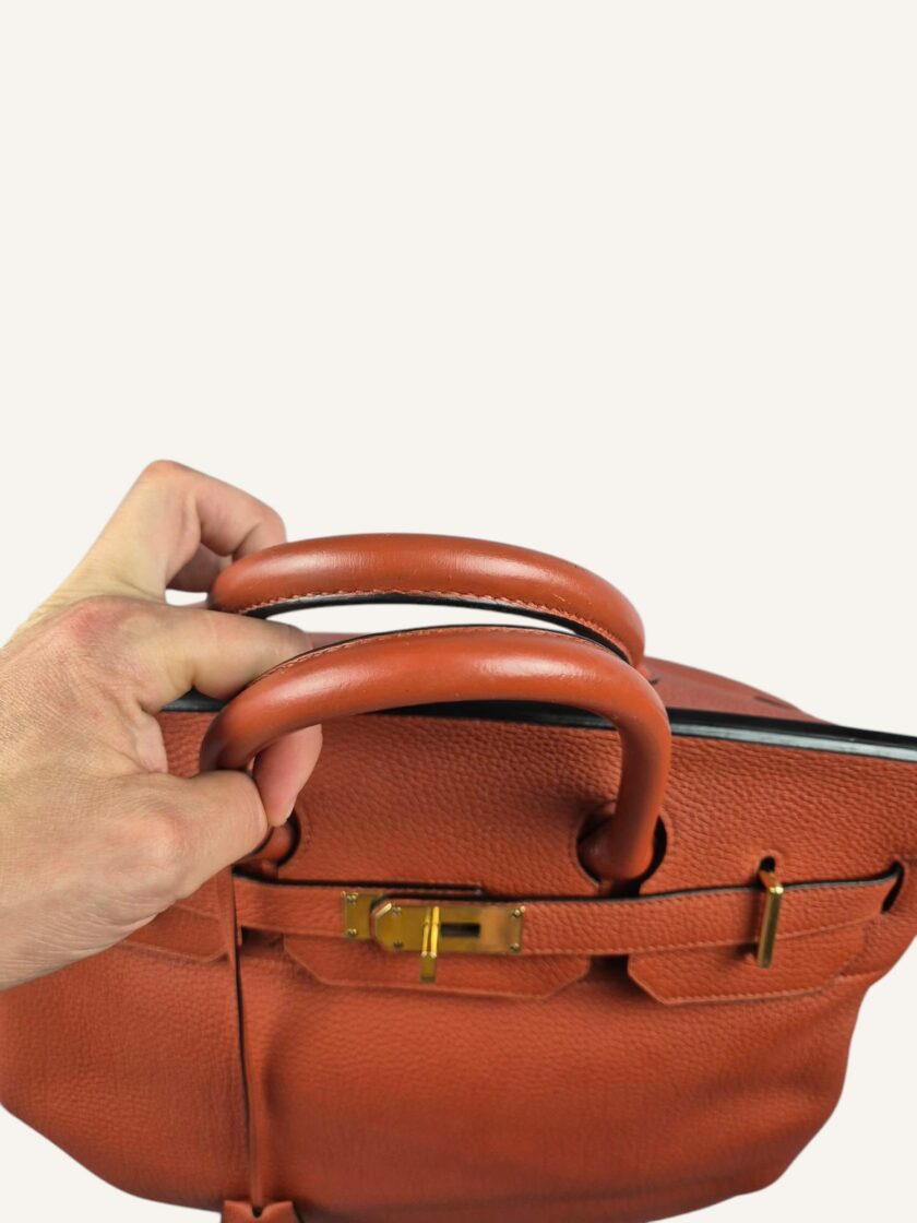 Sac Hermès HAC 40 Terracotta – Image 6