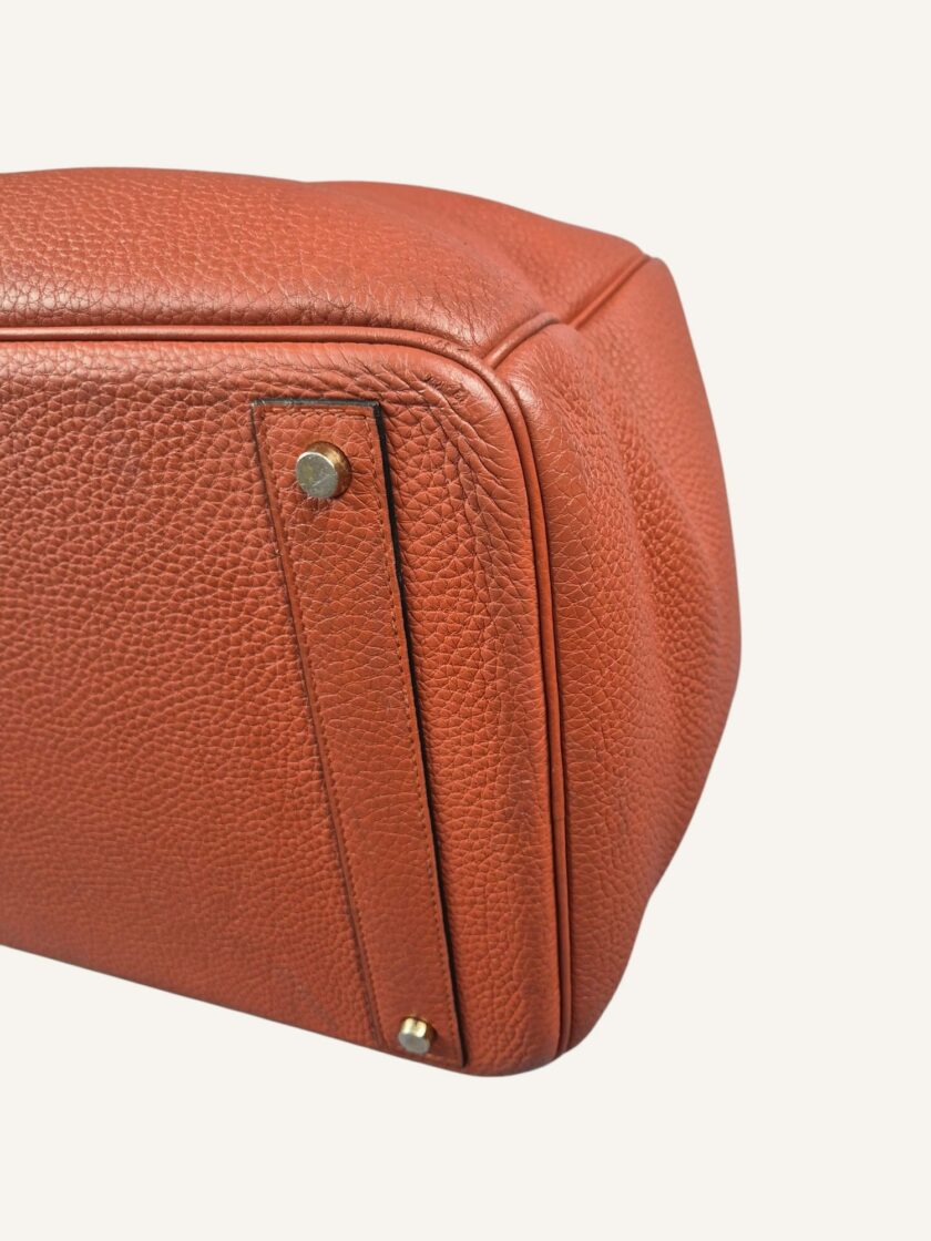 sac Hermès HAC 40 cuir taurillon terracotta